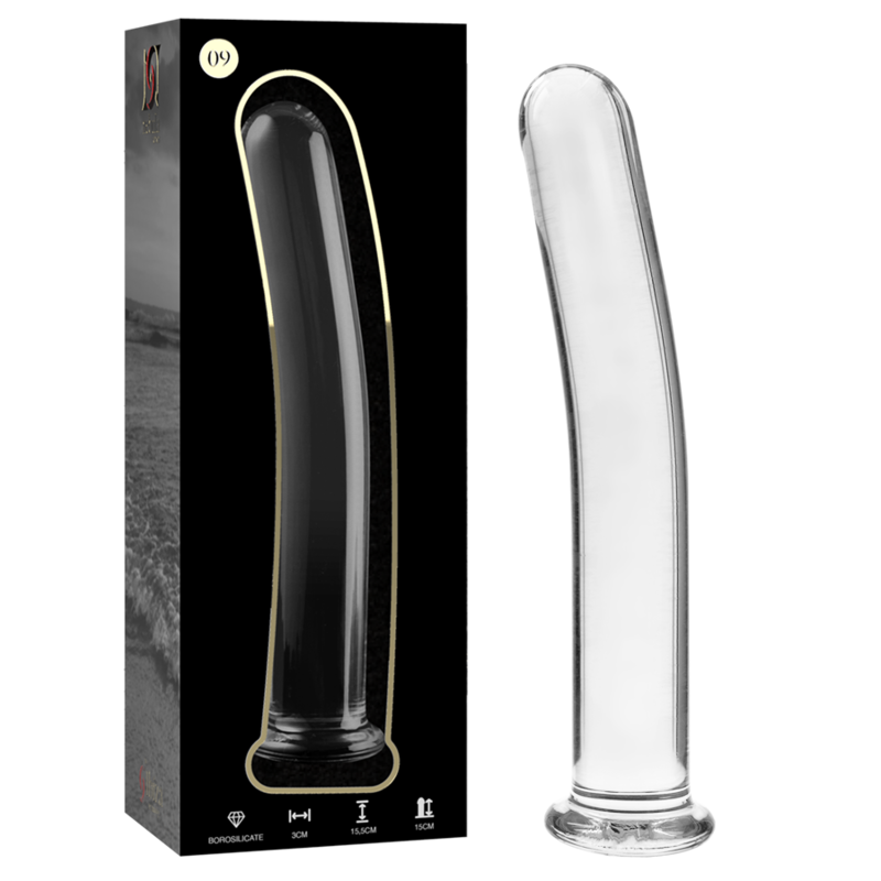 NEBULA SERIES BY IBIZA - MODELL 9 DILDO BOROSILIKATGLAS KLAR 15.5 CM -O- 2.5 CM – Dildo Bild 1