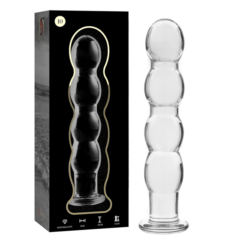 NEBULA Series by Ibiza – Modell 10 Dildo aus Borosilikatglas, Klar, 16,5 cm – Dildo Bild 2
