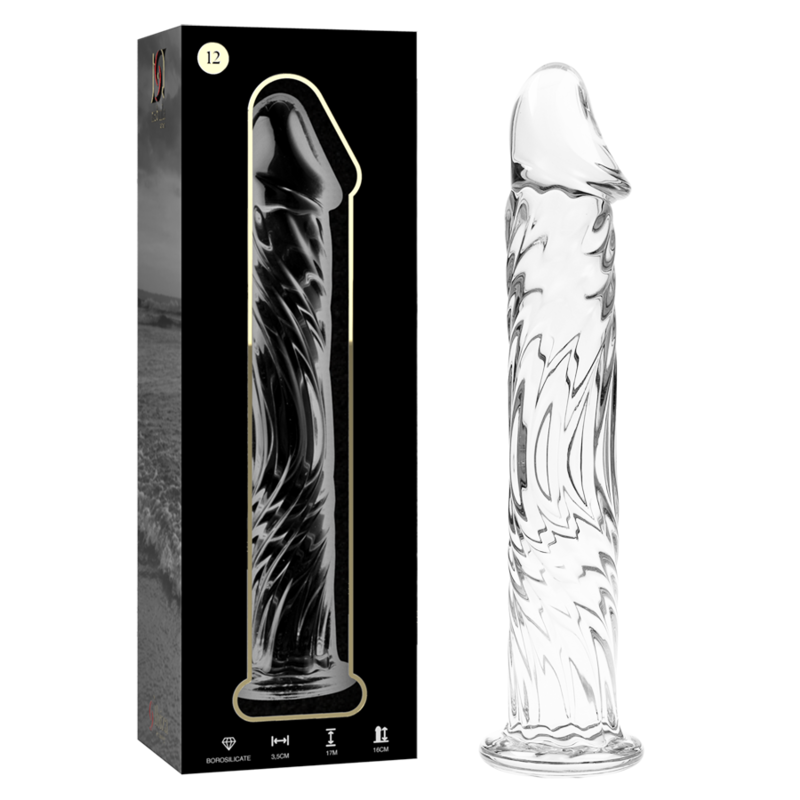 NEBULA Series by Ibiza – Modell 12 Dildo aus Borosilikatglas, Klar, 17 cm Dildo diskret online kaufen