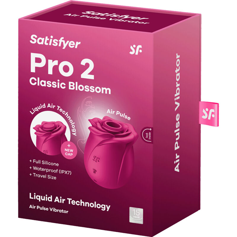 SATISFYER - AIR PULSE PRO 2 CLASSIC BLOSSOM VIBRATOR – Klitorisstimulator Bild 14