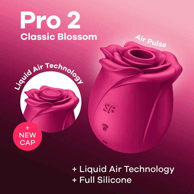 SATISFYER - AIR PULSE PRO 2 CLASSIC BLOSSOM VIBRATOR – Klitorisstimulator Bild 16