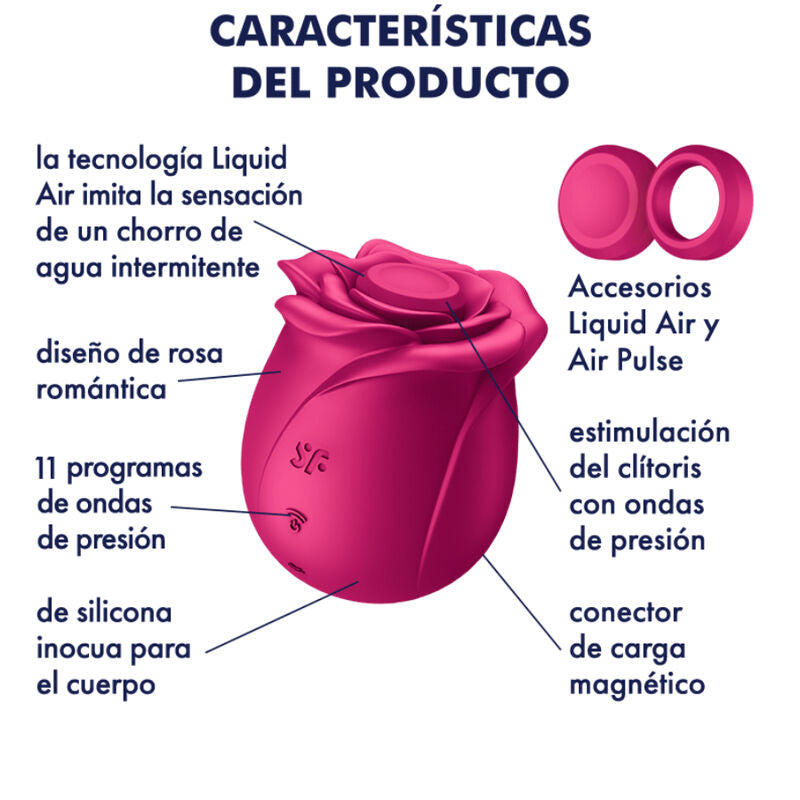 SATISFYER - AIR PULSE PRO 2 CLASSIC BLOSSOM VIBRATOR – Klitorisstimulator Bild 11