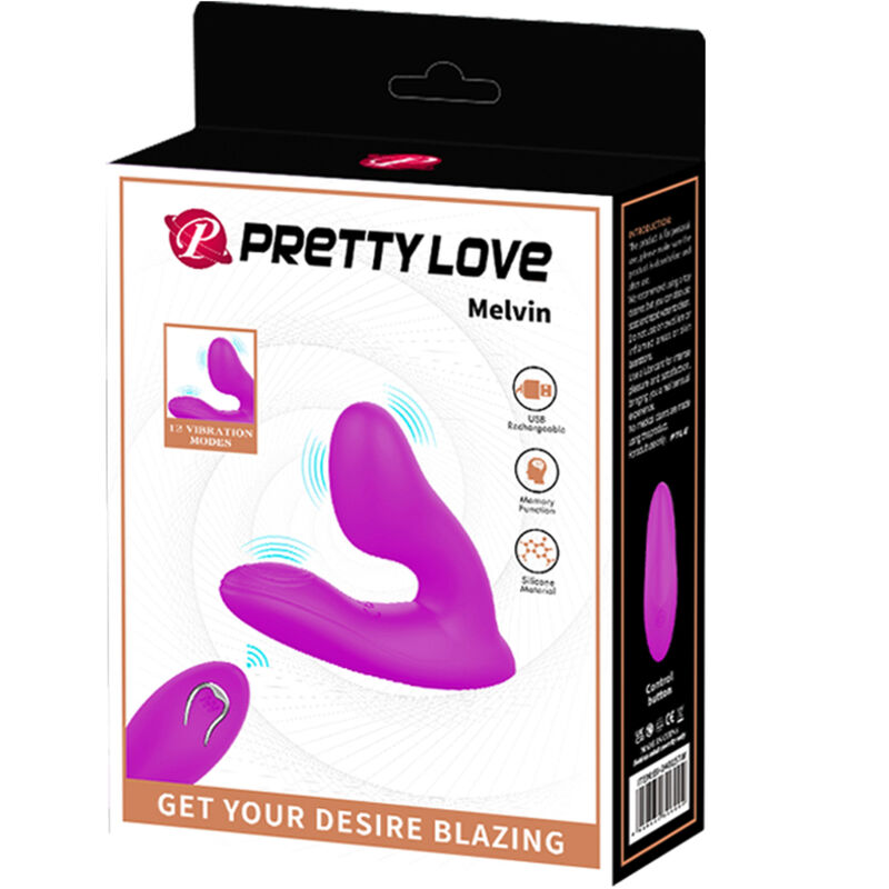 PRETTY LOVE - MELVIN KLITORISMASSAGER MIT FERNBEDIENUNG – Klitorisstimulator Bild 17