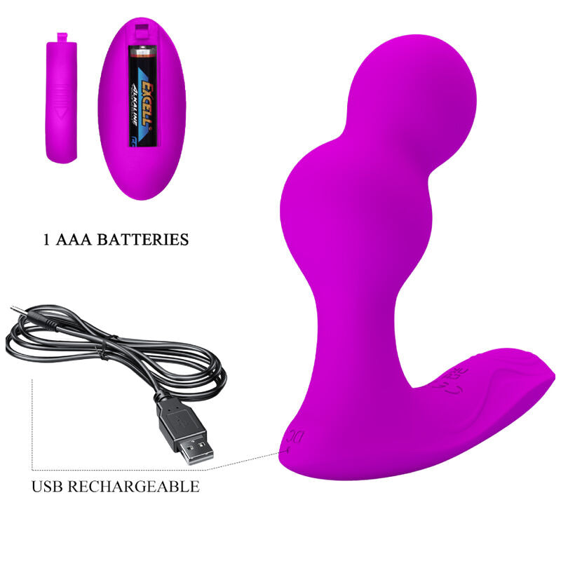 PRETTY LOVE - TERRANCE ANAL VIBRATOR MASSAGER MIT FERNBEDIENUNG – Anal-Toy Bild 14