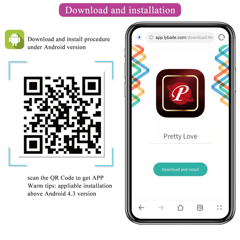 PRETTY LOVE - APP-GESTEUERTES ROSA FISHER-VIBRATIONS-EI – Erotik-Zubehör Bild 14