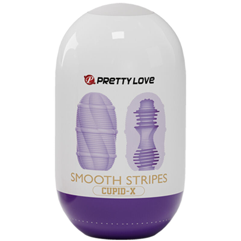PRETTY LOVE - GLATTES STREIFEN-CUPID-MASTURBATOR-EI hochwertiges Intimtoy