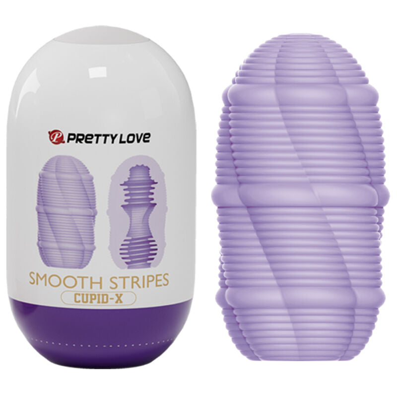 PRETTY LOVE - GLATTES STREIFEN-CUPID-MASTURBATOR-EI Produktansicht und Details