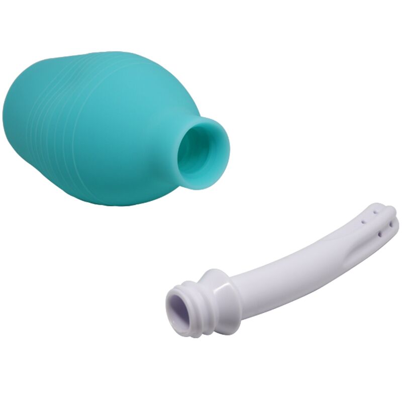 MR PLAY - ANAL-BIRNE-BLAUE GUMMI-DUSCHE – Anal-Toy Bild 5