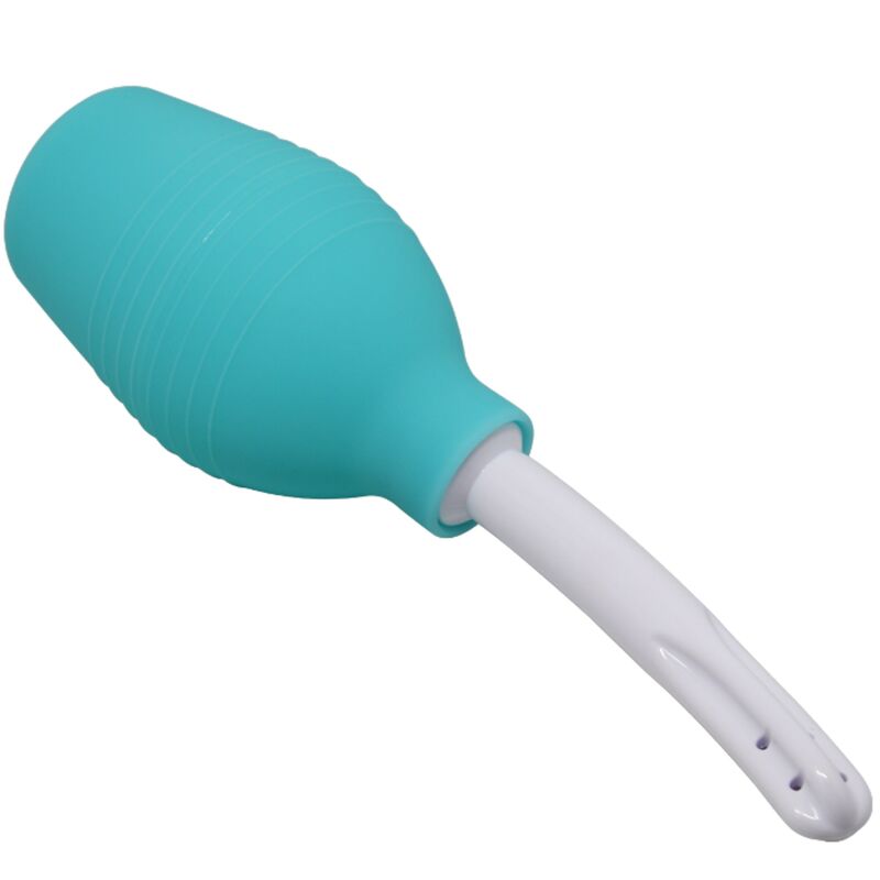 MR PLAY - ANAL-BIRNE-BLAUE GUMMI-DUSCHE – Anal-Toy Bild 1