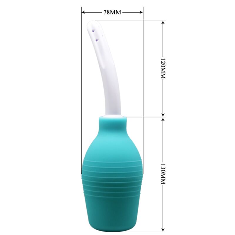 MR PLAY - ANAL-BIRNE-BLAUE GUMMI-DUSCHE – Anal-Toy Bild 10