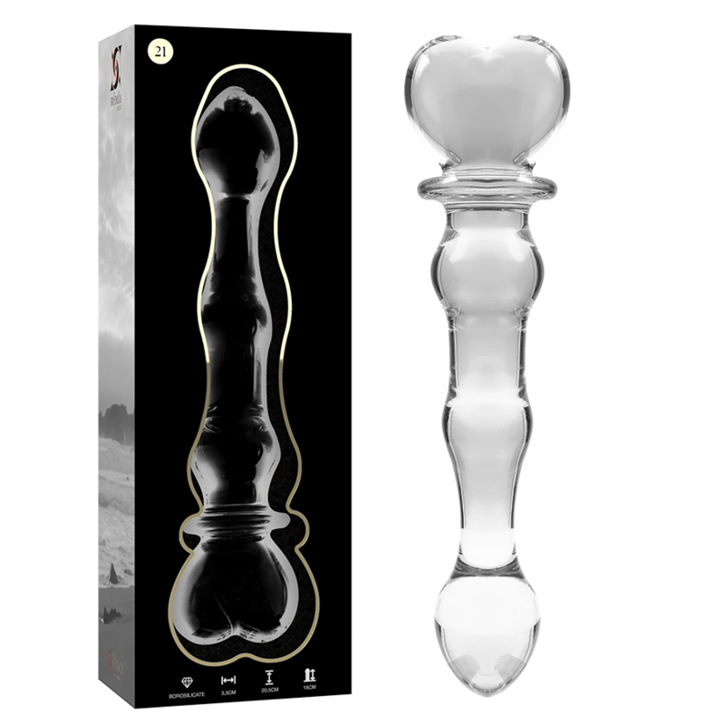 NEBULA Series by Ibiza – Modell 21 Dildo aus Borosilikatglas, Klar, 20,5 cm Dildo diskret online kaufen