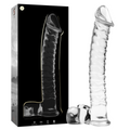NEBULA Series by Ibiza – Modell 23 Dildo aus Borosilikatglas, Klar, 21,5 cm – Dildo Bild 1