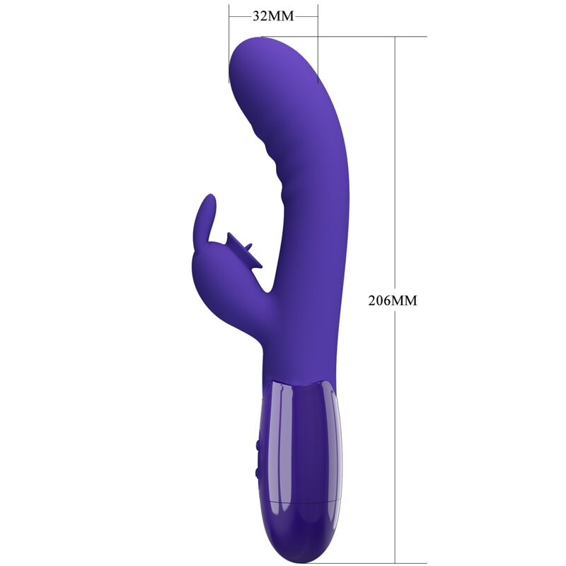 PRETTY LOVE - CERBERUS YOUTH VIOLET RABBIT VIBRATOR – Rabbit Vibrator Bild 9