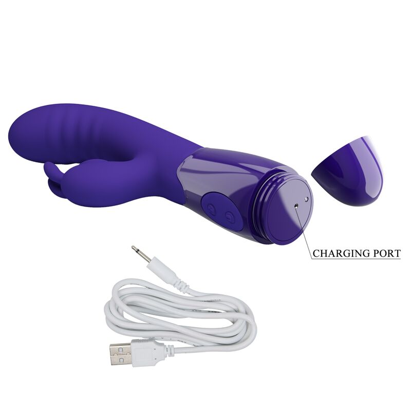 PRETTY LOVE - CERBERUS YOUTH VIOLET RABBIT VIBRATOR – Rabbit Vibrator Bild 12