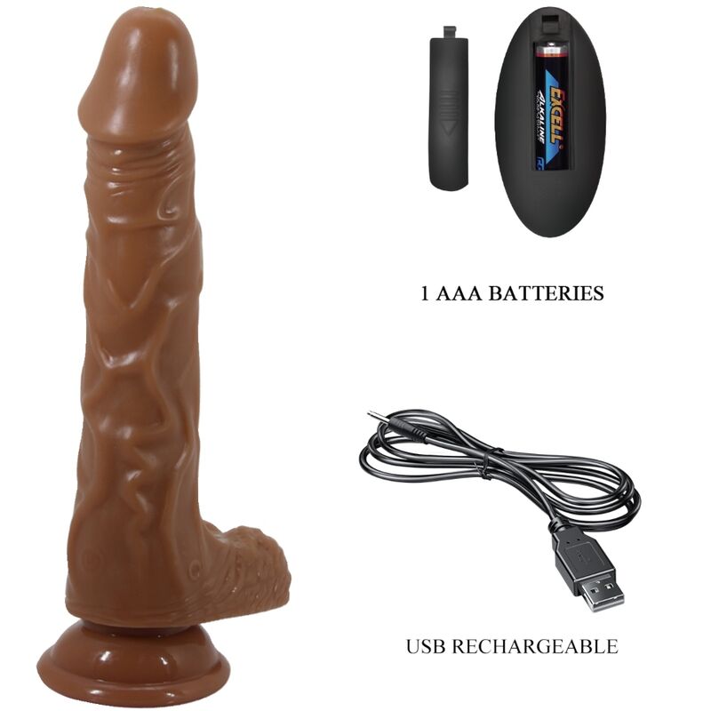 BAILE - BODACH REALISTISCHER VIBRATOR MIT FERNBEDIENUNGSSAUGNAPF – Vibrator Bild 6