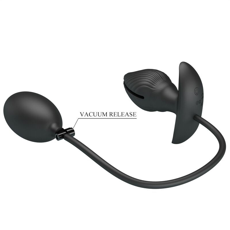 PRETTY LOVE - AUFBLASBARER & WIEDERAUFLADBARER ANALPLUG Produktansicht und Details
