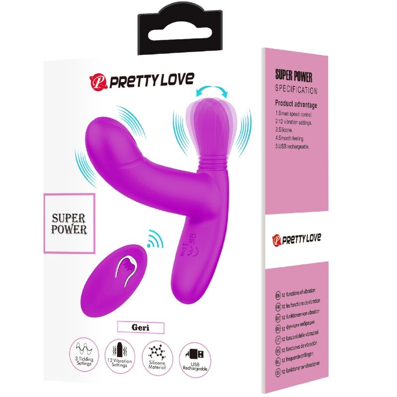 PRETTY LOVE - GERI KLITORIS MASSAGER ROSA FERNBEDIENUNG – Klitorisstimulator Bild 18