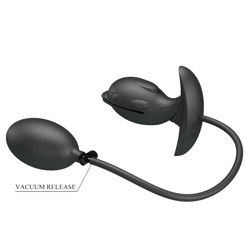 PRETTY LOVE - AUFBLASBARER & WIEDERAUFLADBARER DELFIN ANALSPLUG – Analplug Bild 15