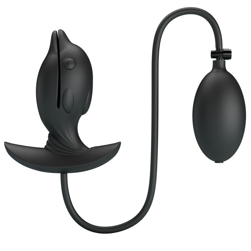 PRETTY LOVE - AUFBLASBARER & WIEDERAUFLADBARER DELFIN ANALSPLUG – Analplug Bild 1