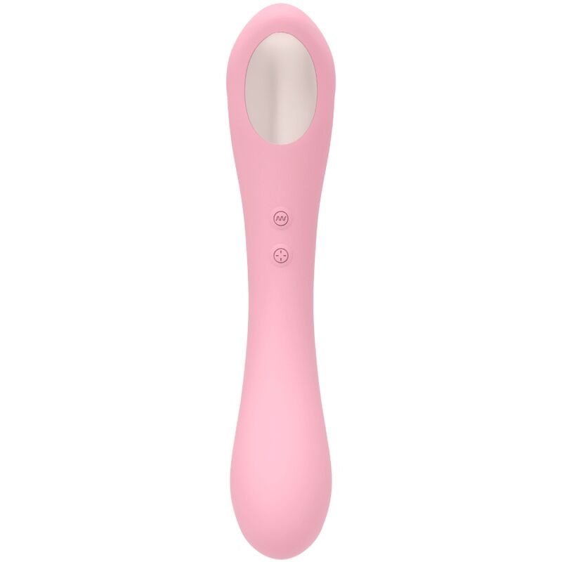 FEMINTIMATE - DAISY MASSAGER MIT SAUG- UND VIBRATOR PINK Produktansicht und Details