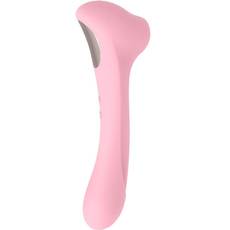 FEMINTIMATE - DAISY MASSAGER MIT SAUG- UND VIBRATOR PINK Produktansicht und Details