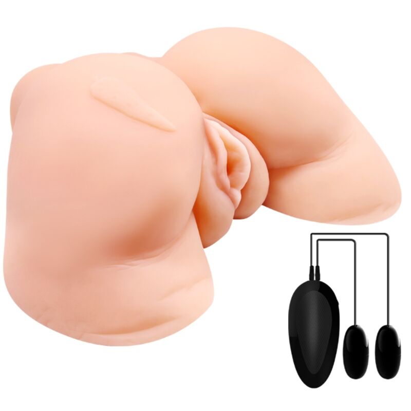 CRAZY BULL - VAGINA UND ANUS MIT REALISTISCHEM NETZ MIT VIBRATION – Dessous Bild 2