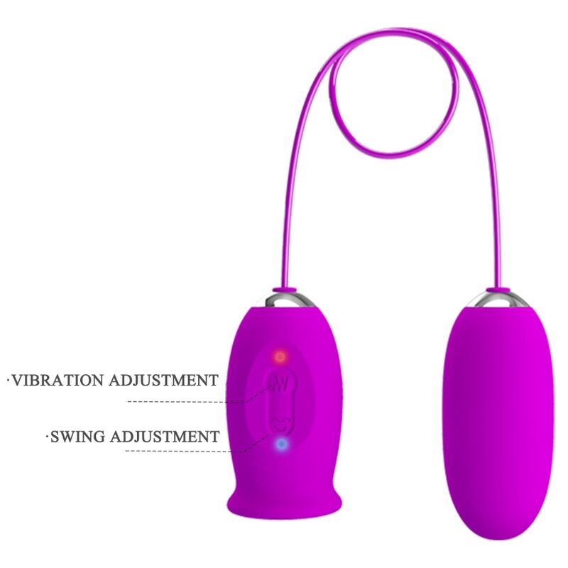 PRETTY LOVE - DAISY DUAL EGG WIEDERAUFLADBARER VIBRATOR LILA – Vibrator Bild 14