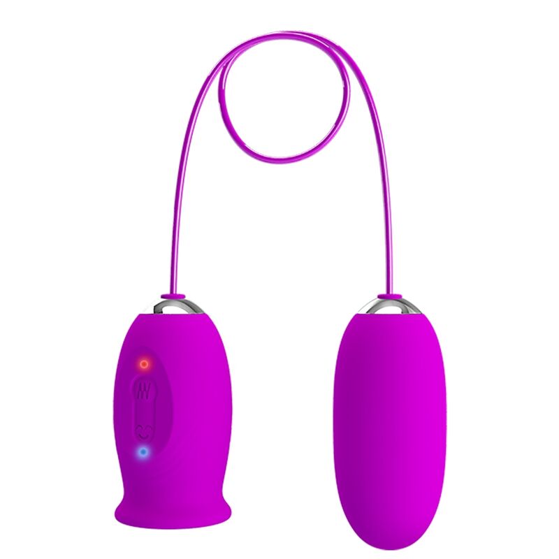 PRETTY LOVE - DAISY DUAL EGG WIEDERAUFLADBARER VIBRATOR LILA – Vibrator Bild 3