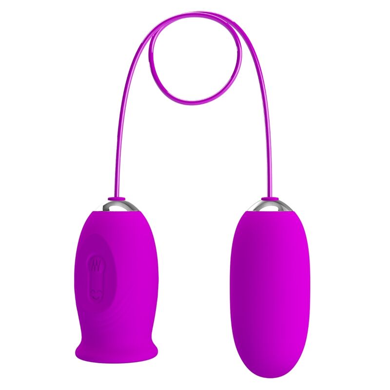 PRETTY LOVE - DAISY DUAL EGG WIEDERAUFLADBARER VIBRATOR LILA – Vibrator Bild 1