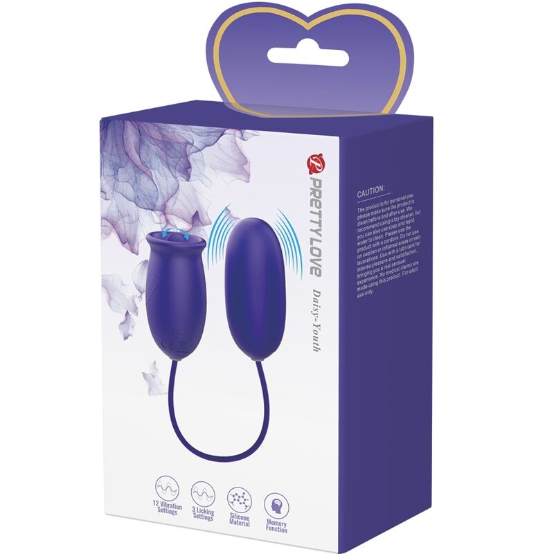 PRETTY LOVE - DAISY YOUTH VIOLET WIEDERAUFLADBARER VIBRATOR-STIMULATOR – Vibrator Bild 12