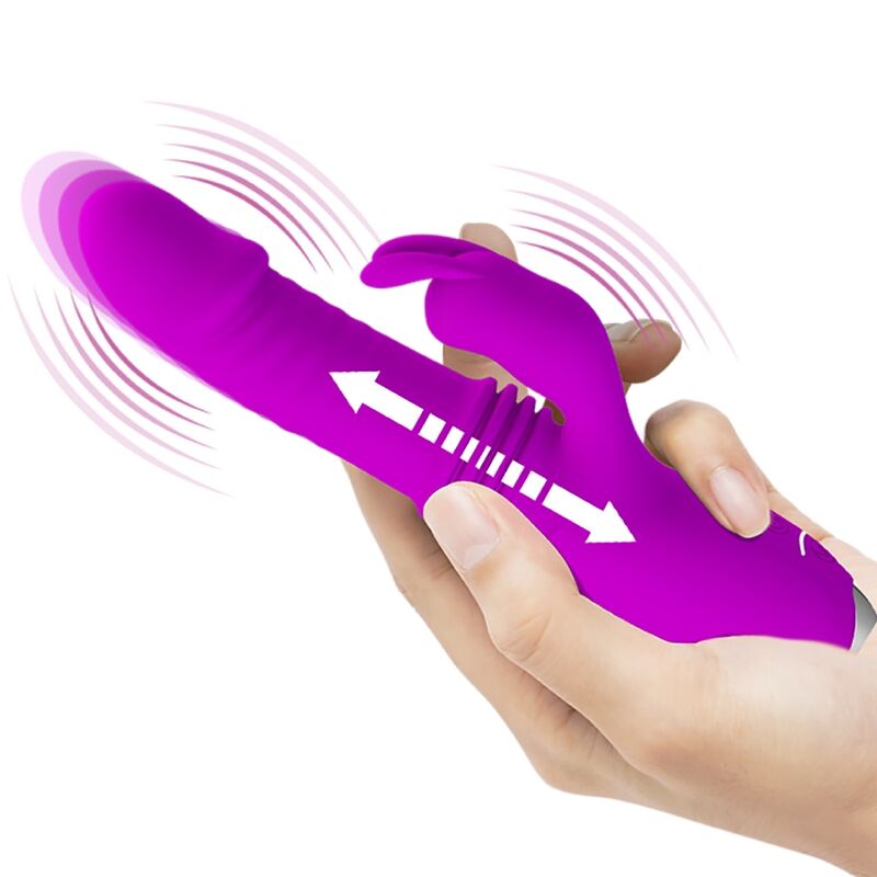 PRETTY LOVE - DOROTHY PURPLE WIEDERAUFLADBARER KANINCHENVIBRATOR – Vibrator Bild 11