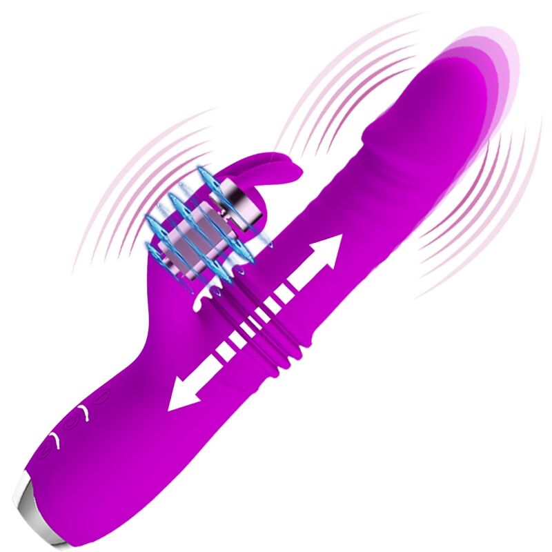 PRETTY LOVE - DOROTHY PURPLE WIEDERAUFLADBARER KANINCHENVIBRATOR – Vibrator Bild 10