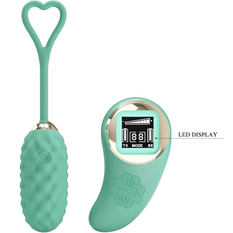 PRETTY LOVE - VIVIAN GREEN VIBRIERENDES EI MIT FERNBEDIENUNG – Vibrator Bild 4