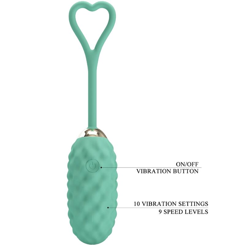 PRETTY LOVE - VIVIAN GREEN VIBRIERENDES EI MIT FERNBEDIENUNG – Vibrator Bild 7