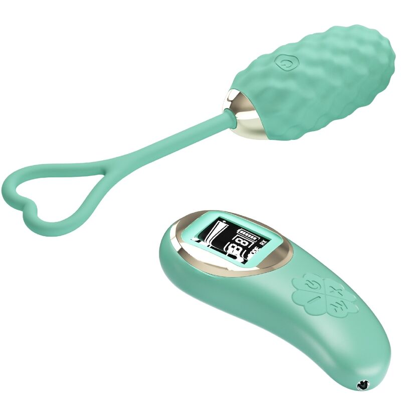 PRETTY LOVE - VIVIAN GREEN VIBRIERENDES EI MIT FERNBEDIENUNG – Vibrator Bild 3