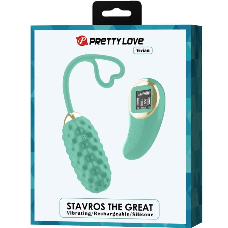 PRETTY LOVE - VIVIAN GREEN VIBRIERENDES EI MIT FERNBEDIENUNG – Vibrator Bild 10