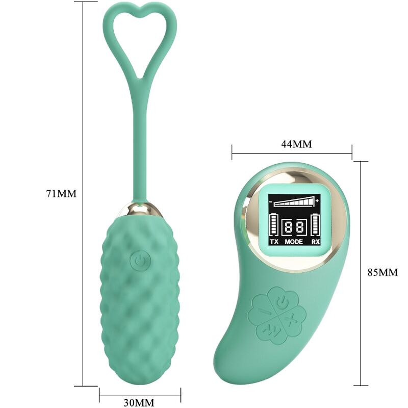 PRETTY LOVE - VIVIAN GREEN VIBRIERENDES EI MIT FERNBEDIENUNG – Vibrator Bild 6