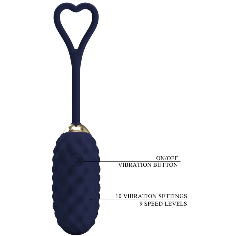 PRETTY LOVE - VIVIAN BLUE VIBRATIONS-EI MIT FERNBEDIENUNG – Erotik-Zubehör Bild 12