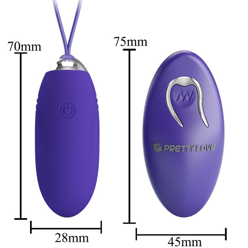 PRETTY LOVE - JENNY YOUTH VERLETZT EGG FERNBEDIENUNG VIOLETT – Erotik-Zubehör Bild 10