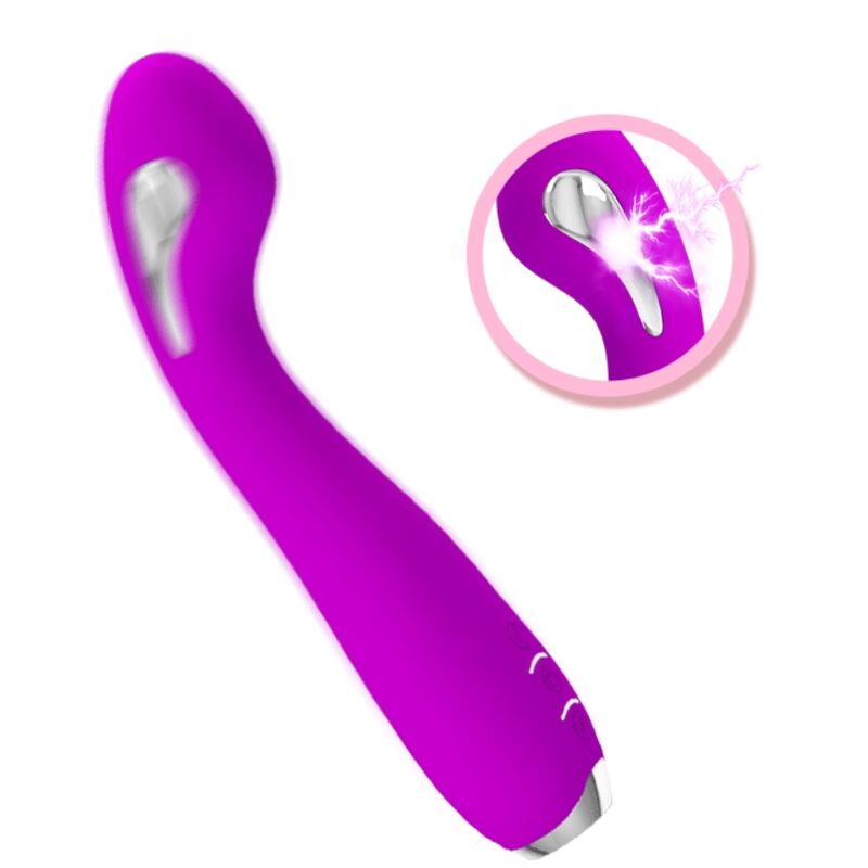 PRETTY LOVE - HECTOR WIEDERAUFLADBARER ELEKTROSCHOCK-VIBRATOR WASSERDICHT LILA – Vibrator Bild 7