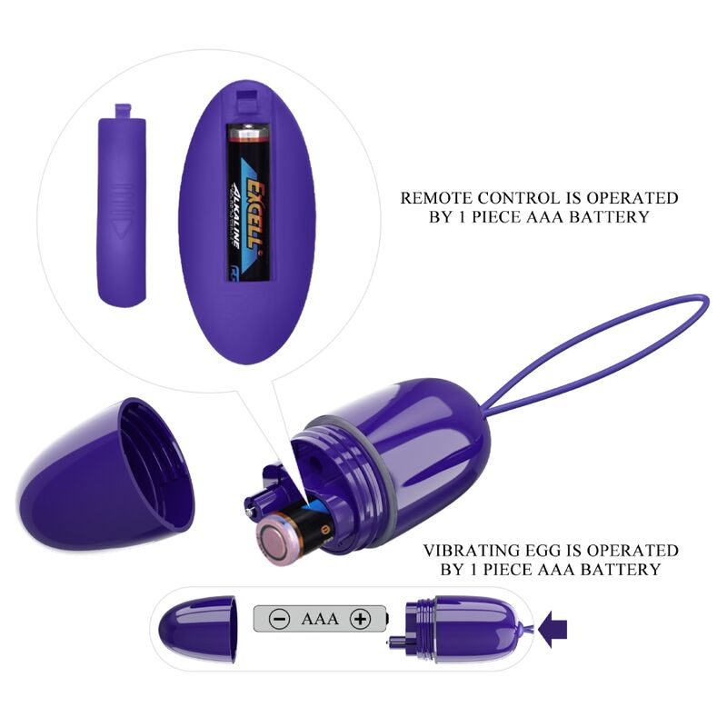 PRETTY LOVE - SELKIE YOUTH MINI VIBRIERENDES EI VIOLET FERNBEDIENUNG – Vibrator Bild 11