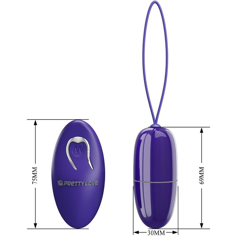 PRETTY LOVE - SELKIE YOUTH MINI VIBRIERENDES EI VIOLET FERNBEDIENUNG – Vibrator Bild 9
