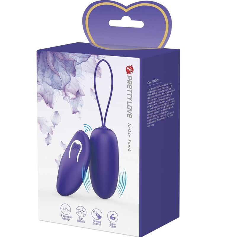 PRETTY LOVE - SELKIE YOUTH MINI VIBRIERENDES EI VIOLET FERNBEDIENUNG – Vibrator Bild 15