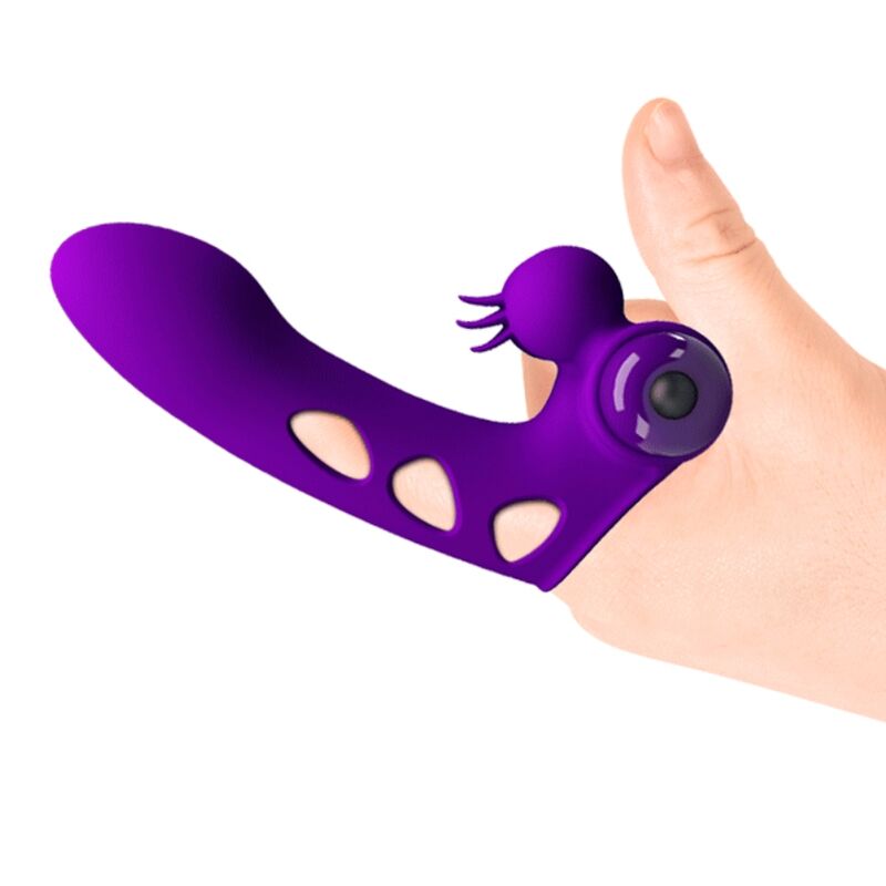 PRETTY LOVE - ORLANDO PURPLE VIBRATOR FINGERHÜLLE – Fingervibrator Bild 15