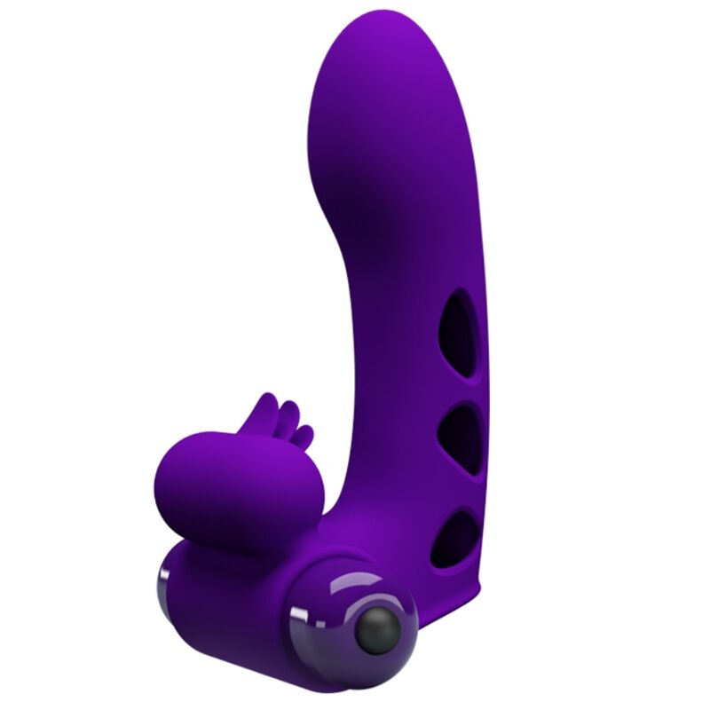 PRETTY LOVE - ORLANDO PURPLE VIBRATOR FINGERHÜLLE – Fingervibrator Bild 1