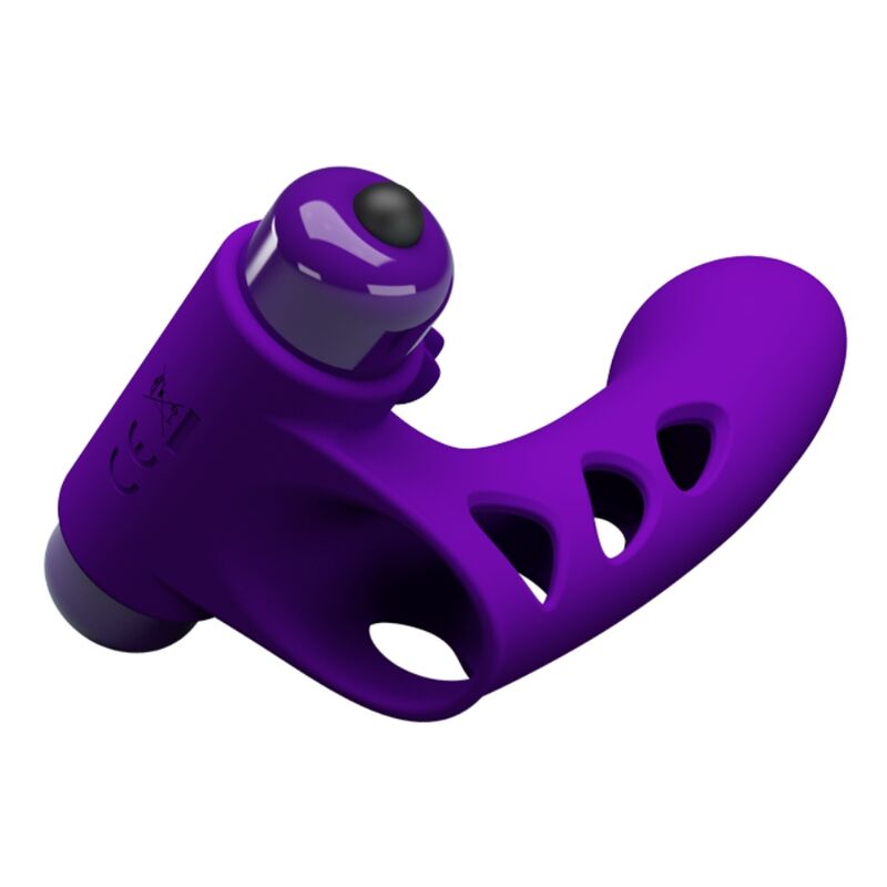 PRETTY LOVE - ORLANDO PURPLE VIBRATOR FINGERHÜLLE – Fingervibrator Bild 7