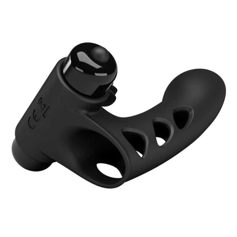 PRETTY LOVE - ORLANDO SCHWARZE VIBRATOR-FINGERHÜLLE – Fingervibrator Bild 5