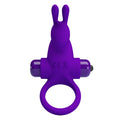 PRETTY LOVE - VIBRATORRING I KANINCHEN FÜR LILA PENIS – Vibrator Bild 1