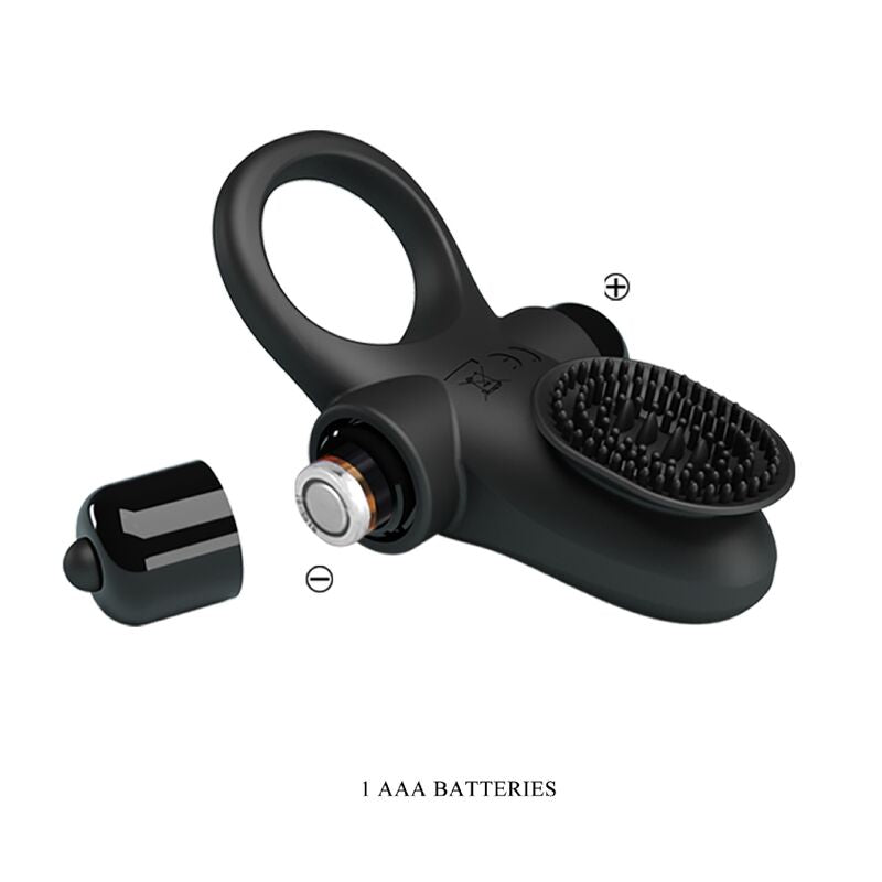PRETTY LOVE - VIBRATORRING II FÜR DEN SCHWARZEN PENIS – Vibrator Bild 12