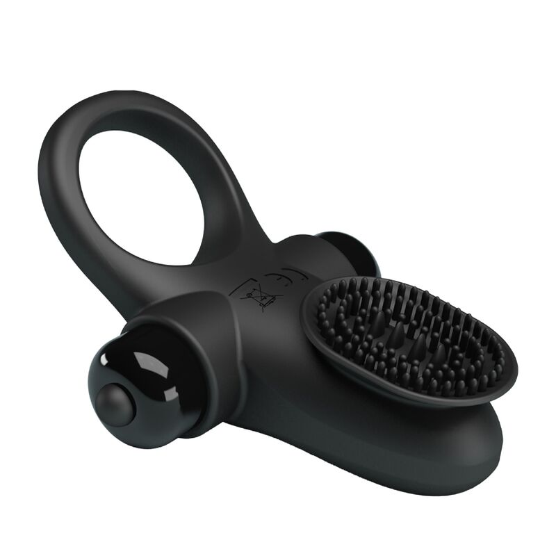 PRETTY LOVE - VIBRATORRING II FÜR DEN SCHWARZEN PENIS – Vibrator Bild 8